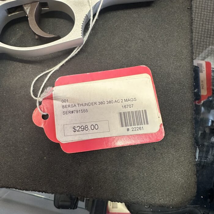used bersa thunder 380